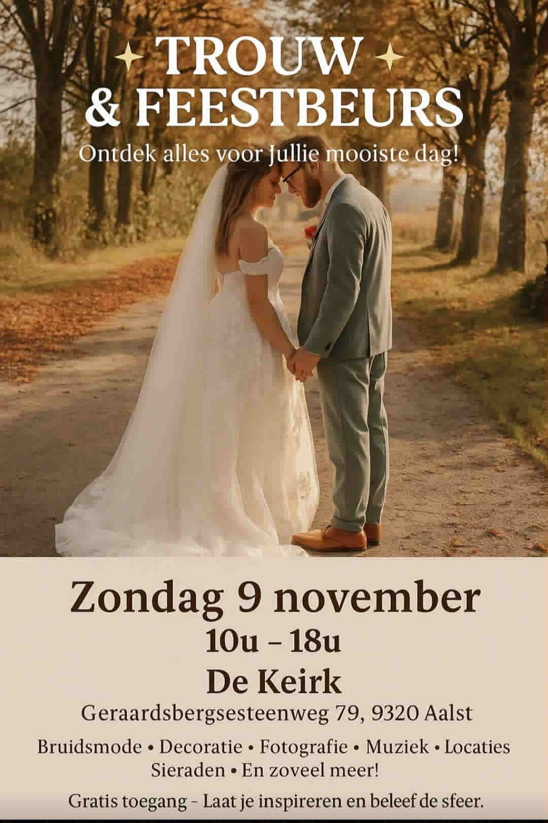 Trouw & Feestbeurs affiche